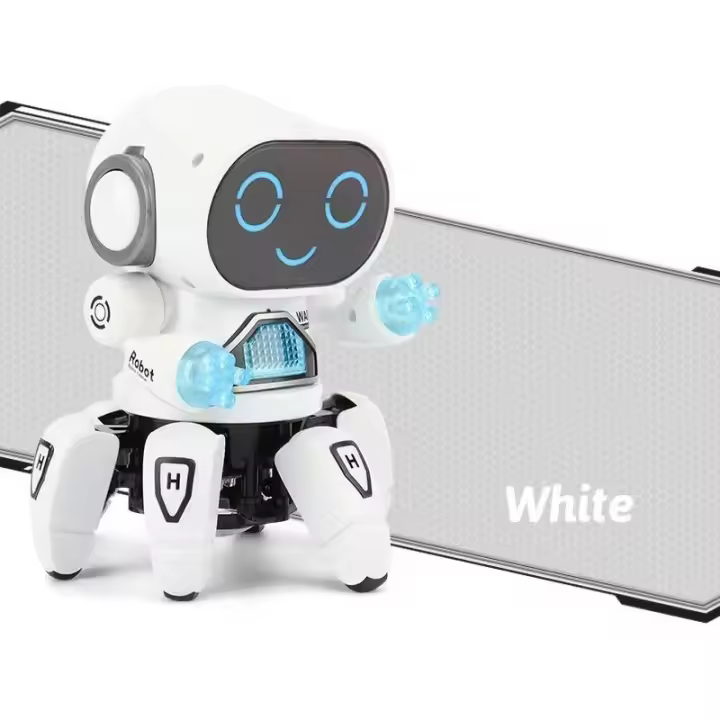 Niños Danza Robot Música LED 6 Garras Pulpo Robot Regalo de Cumpleaños Niños Educación Infantil Niños Niñas Regalos Creativos - 1
