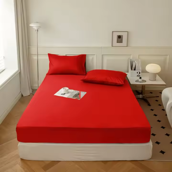Sábana Elástica de Alta Calidad UPzo Tamaño Rey Cubierta de Colchón No Hay Fundas de Almohada - 1