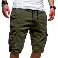 El trabajo de los hombres del tamaño extra grande de moda del verano jadea los pantalones cortos del cargo - details 6