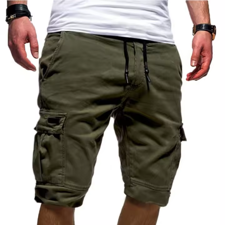 El trabajo de los hombres del tamaño extra grande de moda del verano jadea los pantalones cortos del cargo - 1