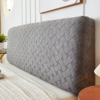 Funda de Cama de Terciopelo Jacquard Protector de Cabeza y Lado de Cama con Elástico Material Poliéster Resistente al Polvo para Decoración de Hogar y Hotel - details 0