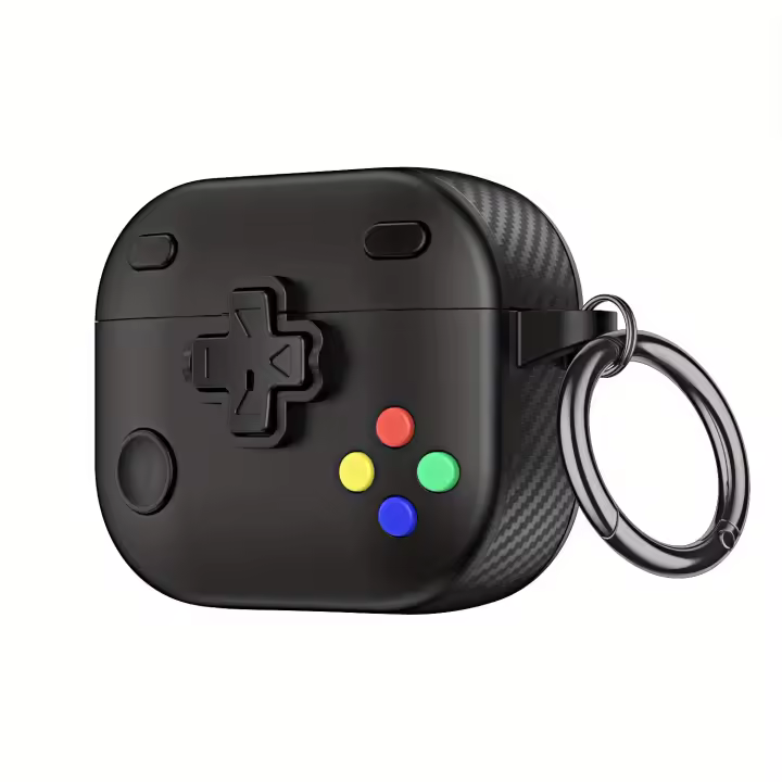 Funda protectora de estilo Gamepad para Airpods 4 3 Pro, resistente a los arañazos, duradera, 2024 - 1