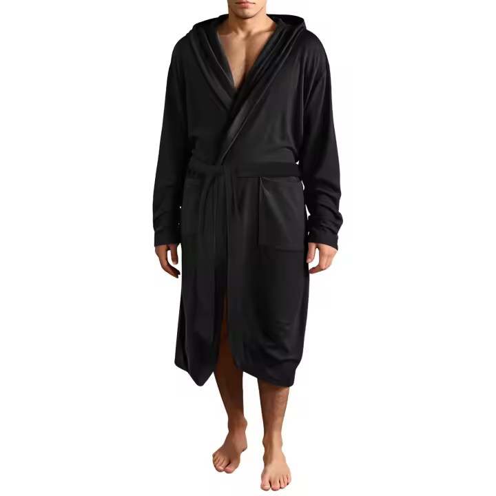 Bata de lana de manga larga para hombre, capucha, skatebod, decoración del hogar - 1