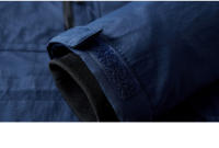 Chaqueta de Invierno Desmontable de Comodidad al Aire Libre Abrigo de Vellón Grueso con Protección contra el Viento Moda Casual para Hombres - details 15