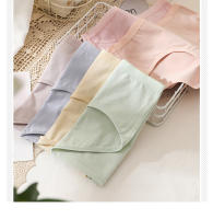 7Pcs/Set Cotton Panties Women Breathable Underwear Cute Girls Briefs Solid Panty Sexy Soft Underpants Female Seamless Lingerie - details 7