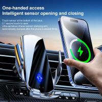 Soporte de Carga Inalámbrica Universal para Coche 15W, Doble Puerto de Luz, Atacado Magnético, Soporte Universal para Teléfonos Móviles Carga de Coche con USB Tipo-C - details 2