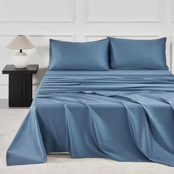 JELLYMONI Sateén de Algodón 100% Conjunto de Cama Suave Extra Fundas de Enfriamiento Tamaño 16" - 1