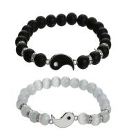 2 pulseras magnéticas de amistad de amor para parejas a juego, joyería de cumpleaños para mujeres y niñas - details 9