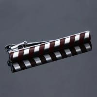 Clip de corbata clásico para hombre, varios tipos, chapado en Metal de lujo, diseño de cristal, regalo de boda - details 12