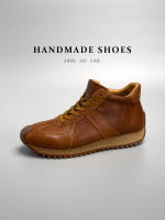 Botas casuales de caña media de gama alta, zapatos deportivos de piel de vaca de cuero genuino para hombres - details 17