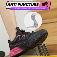 Zapatos de seguridad para mujer Zapatilla deportiva con punta de acero Botas de seguridad deportivas para el trabajo Zapatos de trabajo a prueba de pinchazos Botines indestructibles anti-rotura - details 3