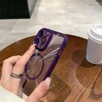 Funda de teléfono magnética transparente para iP A prueba de golpes con material PC+TPU - details 9