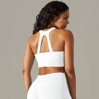 Sujetador deportivo a prueba de golpes para mujer, camiseta sin mangas para correr, ropa interior sexy para fiesta y yoga - details 24
