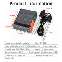 Controlador Digital de humedad del suelo, AC110V-220V, higrómetro, plantas de jardín, termorregulador de humedad, STC-3030 - details 20