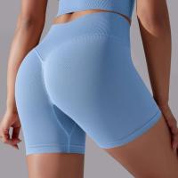Pantalones cortos de cintura alta para mujer, ropa deportiva para Yoga, gimnasio, correr, pantalones cortos de entrenamiento - details 48