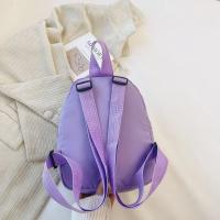 Mini mochila escolar de nailon para niñas, morral pequeño de viaje, impermeable, informal, sólido - details 18