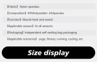 Sujetador deportivo absorbente de impactos para mujer, ropa interior transpirable de secado rápido para entrenamiento, correr y yoga - details 5