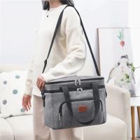 Bolsa de almuerzo multifuncional de doble capa para mujeres y hombres, fiambrera de Picnic de viaje de gran capacidad con correa para el hombro - details 2