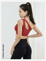 Sujetador de Yoga de melocotón móvil para mujer, ropa interior inalámbrica para Fitness, ropa deportiva, ABY - details 2