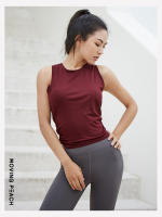 Tops de Yoga de melocotón móvil para mujer, chaleco ahuecado, camiseta sin mangas cómoda, DVC - details 1