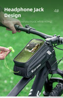 WEST BIKING-bolsa impermeable para bicicleta, bolsa para tubo frontal, soporte para teléfono móvil con pantalla táctil, accesorios para ciclismo de montaña y carretera - details 5