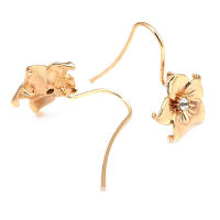 Ganchos de Pendientes de Estrella de Bronce de Alta Calidad Diy Joyería Hazte Tú Samex 18K Oro Color Brass Accesorios de Collar y Pendientes para Mujeres - details 1