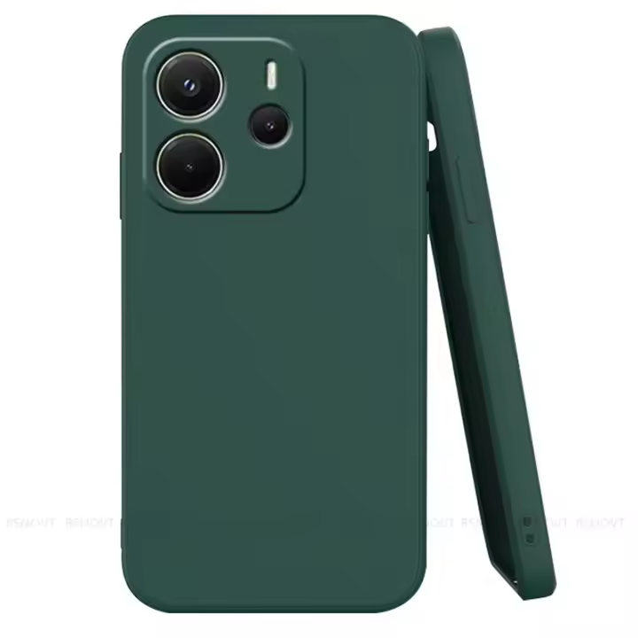Para Redmi Note 14 5G funda Xiaomi Redmi Note 14 Pro Plus Capas nuevo Original silicona líquida TPU Fundas Redmi Note 14 Global - 1