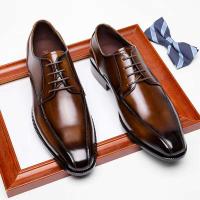Zapatos de cuero Oxford para hombre, novedad de 2025, italianos - details 20