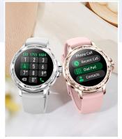 Reloj Inteligente para Mujeres Pantalla Táctil Completa 1.2inch Bluetooth Respuesta Llamada Whatsapp Notificación Smartwatch para Android iPhone Material de la Carcasa Aleación Forma Redonda Resolución de Pantalla 240*240 - details 2