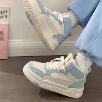 Zapatillas Deportivas con Plataforma Azul Zapatos Planos para Mujer, Estilo Vintage, Informal, Ultrazonado, Kawaii, Lolita, Harajuku, Botas Escolares - details 27