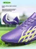 Zapatos de Fútbol de Cuero de Entrenamiento de Punto Corto Zapatillas de Fútbol para Jóvenes - details 3