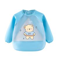 Babero impermeable para alimentación de bebé, toalla de Saliva sin lavar a prueba de suciedad, delantal para eructar, toalla de baba de manga larga, babero para bebé, ropa para eructar para niños - details 4