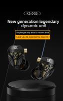 KZ DQS-auriculares con cable de Metal y micrófono, intrauditivos con Monitor, música, deporte, videojuegos, cancelación de ruido, HIFI - details 0