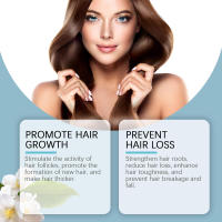 Esencia líquida para el cuidado del cabello HOEGOA, endurecedora, hidratante para el cuero cabelludo, negro brillante - details 5