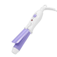 Mini rizador eléctrico portátil Herramienta de estilismo de cabello cerámico ondulada con termostato Enchufe europeo Certificado CE - details 0