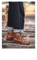 2024 Productos de diseño Street British Dress Zapatos de moda Botas de cuero PU para hombres - details 6