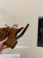 Nuevas Botas de Verano 2025 Punta de Calzado de Aguja Sandalias Cubiertas de Suela Plana - details 17