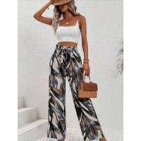 Pantalones de cintura media para mujer con cómodos cordones sueltos para - details 3
