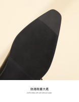 Nuevos zapatos británicos de cuero suave, zapatos pequeños de cuero, tacón grueso, tacón bajo, zapatos Marie - details 28