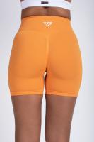 Novedad de verano, pantalones cortos deportivos para gimnasio y Yoga para mujer, pantalones cortos deportivos con estampado de silicona, pantalones cortos deportivos sin costuras con banda acanalada baja - details 8
