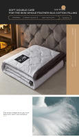 Manta de Cuadros de Verano Wostar Material de Poliéster Suave Cubierta de Cama de Lujo - details 5