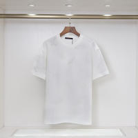 Camiseta de manga corta con estampado de flores pintadas a mano de la marca de tendencia de moda de primera categoría QiBiao, camiseta deportiva de estilo nuevo de verano para hombre, camisa informal de cuello redondo para pareja - details 0