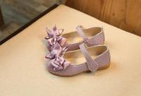 Zapatos de cuero para niñas pequeñas, zapatos planos grandes con purpurina y nudo de lazo, zapatos de vestir ostentosos de princesa para fiesta de baile - details 11
