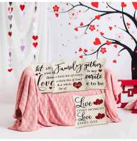 Funda de almohada con letras de San Valentín, decoración del hogar, funda de almohada con estampado de líneas, venta al por mayor - details 5