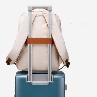 Mochila impermeable para estudiantes, mochila de viaje multicapa de gran capacidad, ocio con cinturón de equipaje y carga USB - details 13