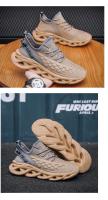 Zapatillas de correr para hombre, zapatos ligeros de suela gruesa para exteriores, calzado de entrenamiento para caminar - details 9