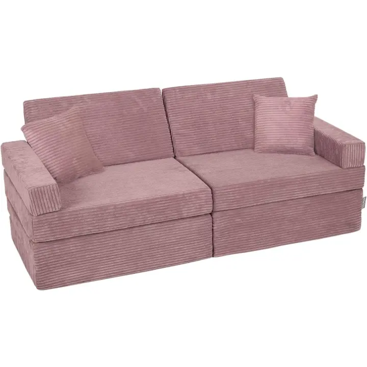 Sofás Plegables para Niños Sillón Colchón Infantil Plegable, Beige - 1