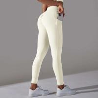 Leggings cruzados para mujer, pantalones de yoga con bolsillo, malla deportiva transpirable para correr y andar en bicicleta, leggings de entrenamiento de cintura alta - details 15