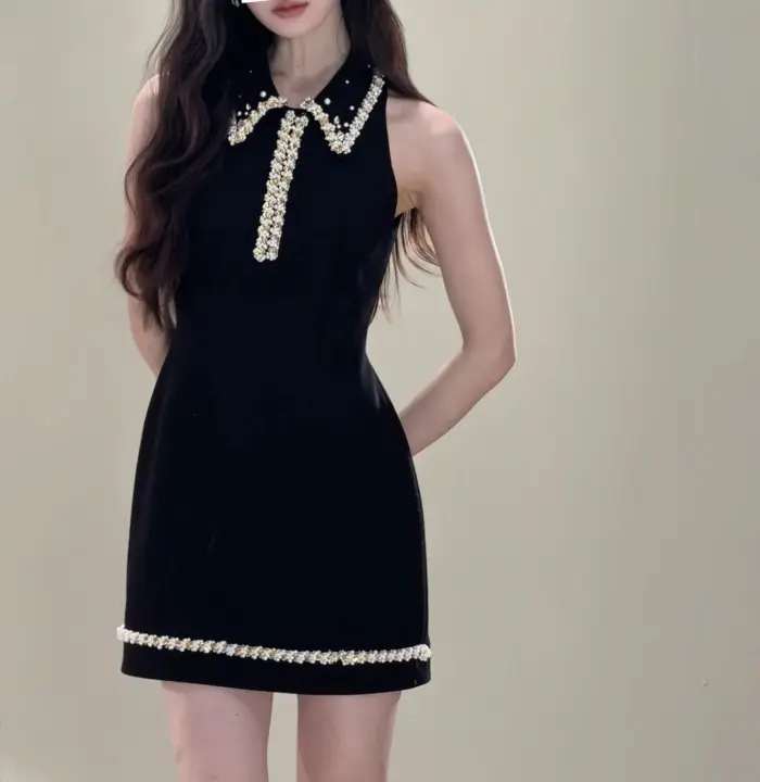 Vestido de Cintura Ajustable de Miu de Xiaoxiangfeng Qianjin para Mujeres - 1