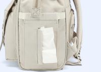 Bolsa de pañales,Mochila portabebés,Bolsa impermeable de almacenamiento,Bolsa de maternidad para viajes al aire libre,Productos para bebés,2 capas,Mochila de nylon gris - details 12